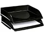 Cep Bandeja de Sobremesa Apaisada Negra Plástico 351x260x69 mm