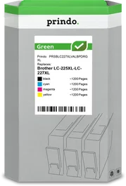 Prindo Value Pack Negro / Cian / Magenta / Amarillo PRSBLC227XLVALBPDRG Green XL