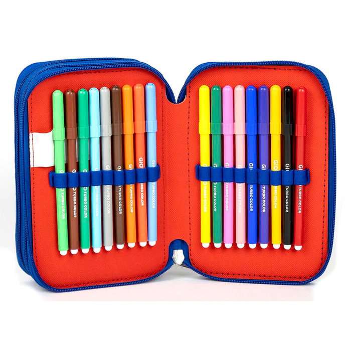 Cerdá Plumier Avengers Marvel con Accesorios Giotto Azul Cerdá Plumier Avengers Marvel con Accesorios Giotto Azul