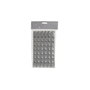 DKD Home Decor Decoración de PVC Plateado 150x12x0,1 cm