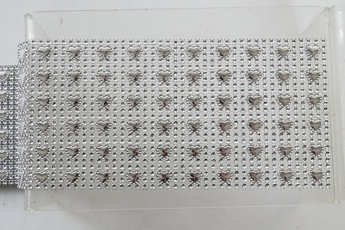 DKD Home Decor 12 x 0.1 x 150 cm Decoración Navidad Moderna Plateado