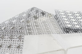 DKD Home Decor 12 x 0.1 x 150 cm Decoración Navidad Moderna Plateado