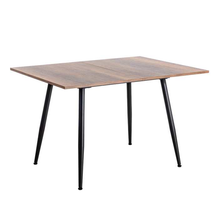 Mesa Extensible Marrón Metal-Madera Pax 90 X 60 X 75 cm