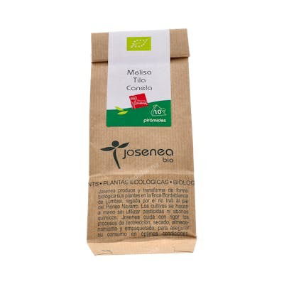 JOSENEA Melisa Tila Canela Bolsa 10 Sobres Infusión Relajante JOSENEA Melisa Tila Canela Bolsa 10 Sobres Infusión Relajante