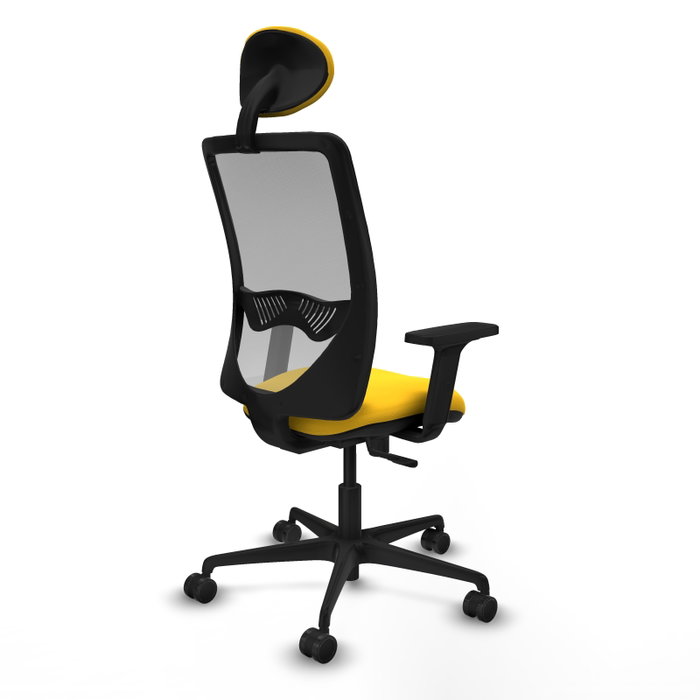 PIQUERAS Y CRESPO Silla de oficina Zulema con Mecanismo Sincro, Amarillo y Gris PIQUERAS Y CRESPO Silla de oficina Zulema con Mecanismo Sincro, Amarillo y Gris