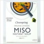 CLEARSPRING Sopa de Miso y Algas instantánea 4 sobres