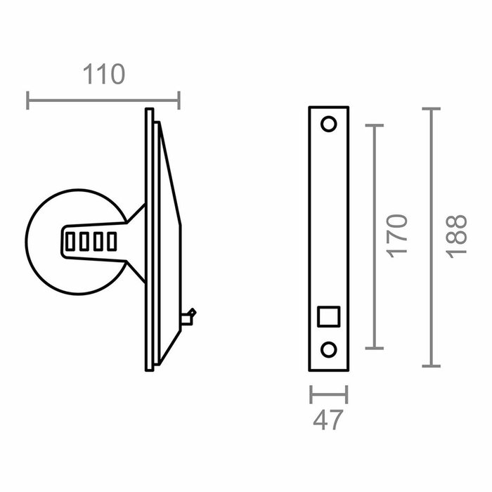 Edm Recogedor empotrable pr05 zincado sin tapa Edm Recogedor empotrable pr05 zincado sin tapa
