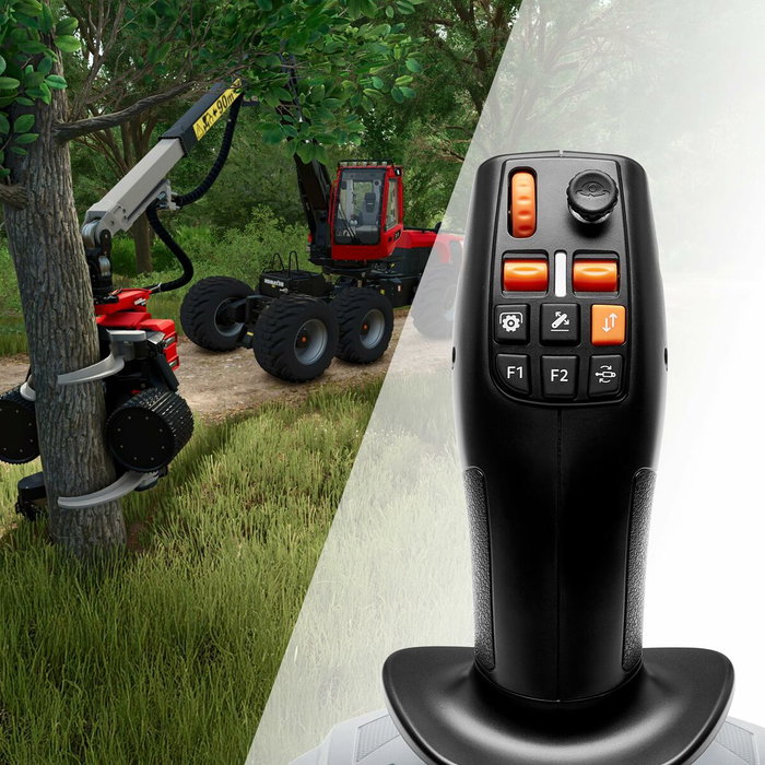 Thrustmaster SimTask FarmStick Joystick Negro/Gris para PS5 y PC