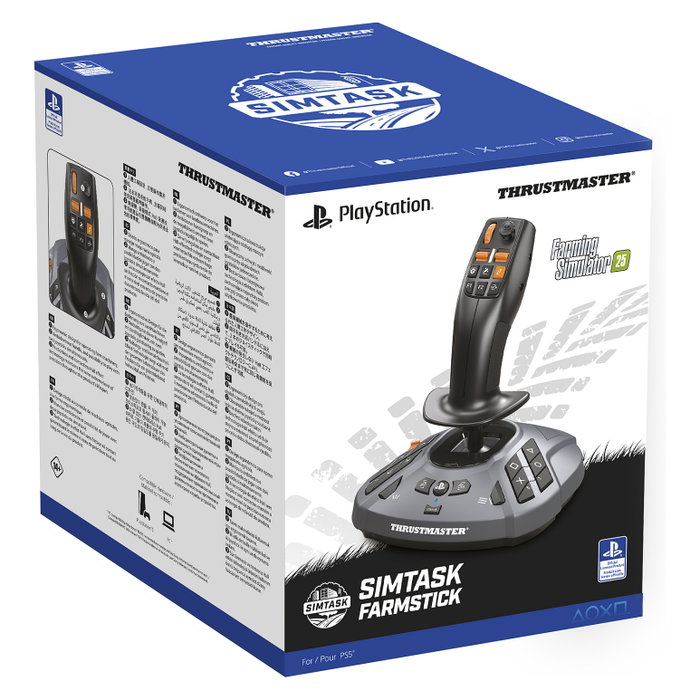 Thrustmaster SimTask FarmStick P Joystick de maquinaria agrícola para PC PST Compatible con T128 y T248 Negro Gris Thrustmaster SimTask FarmStick P Joystick de maquinaria agrícola para PC PST Compatible con T128 y T248 Negro Gris