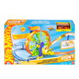 Mattel Stunt Tracks Hot Wheels Pista Desafío Turbina de Acción Juego de Pistas y Coche de Metal a Escala 1:64 con Zona de Choques y Looping