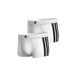 Bóxer de Hombre Adidas Trunk Low Rise 3 Stripes Blanco 2 Piezas S