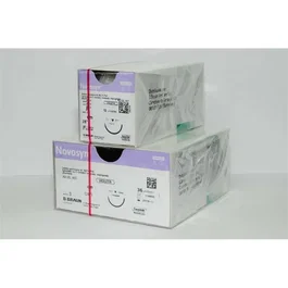 Braun Novosyn Violet 3-0 Hs26 Sutura Quirúrgica 70 cm Rcp 12 Unidades