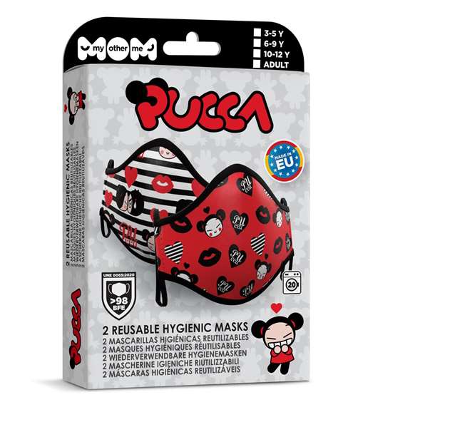 My Other Me Pucca Premium Higienic Mask Talla 10-12 Años My Other Me Pucca Premium Higienic Mask Talla 10-12 Años