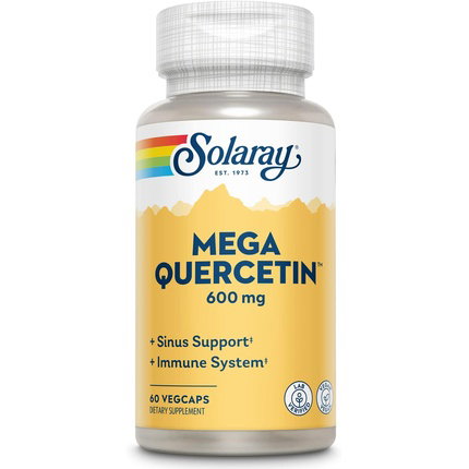 SOLARAY Mega Quercetin 600mg 60 Cápsulas Veg.