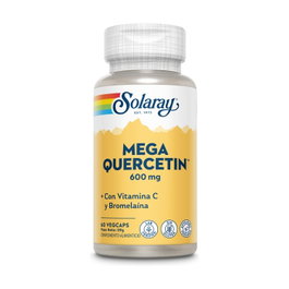 Solaray Mega Quercetin 600mg 60 cápsulas vegetales