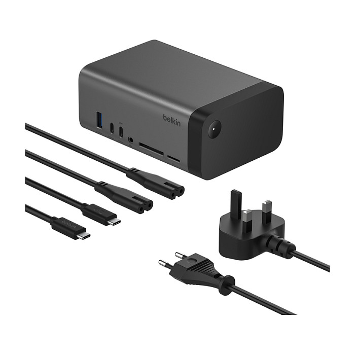 Belkin Docking Station Connect USB-C 11 en 1 Pro GaN 150W Gris
