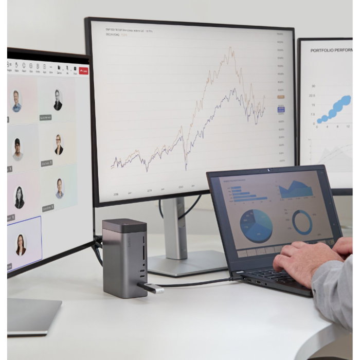 Belkin Docking Station Connect USB-C 11 en 1 Pro GaN 150W Gris