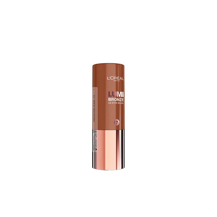 L'Oréal Paris Lumi Bronze Barra Bronceadora Iluminadora #130-Sunset Doré 9 g - Textura Cremosa, Acabado en Polvo, Brillo Suave y Natural L'Oréal Paris Lumi Bronze Barra Bronceadora Iluminadora #130-Sunset Doré 9 g - Textura Cremosa, Acabado en Polvo, Brillo Suave y Natural