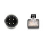 DeLOCK Cable M12 codificado D 4 pin macho a RJ45 macho PVC 2 m