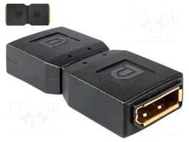 DeLOCK 65374 Cambiador de género Displayport Hembra a Displayport Hembra