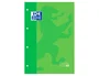 Oxford Recambio Color 1 Din A4+ 80 Hojas 90 Gr Cuadro 5 Mm 4 Taladros Verde Manzana