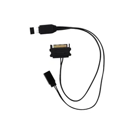 CoolBox Controlador ARGB Mini Placa A-RGB COO-ARGB-CTRL01 para Ventiladores, Convierte Botón RESET en Selector Efectos, Sin Software, 20+ Efectos Iluminación, Conexión SATA