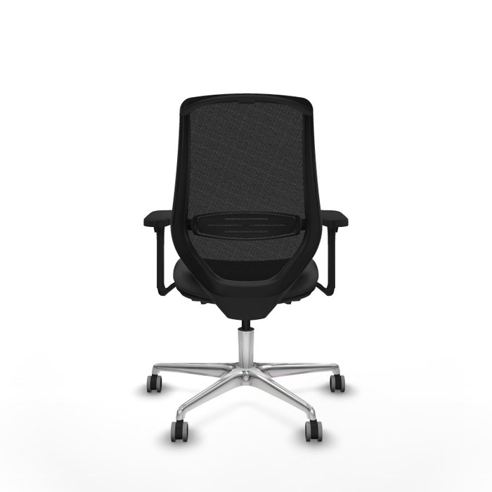 PIQUERAS Y CRESPO Silla de oficina Mardos con mecanismo Sincro/Traslack, Gris oscuro y Negro