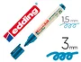 Edding 21 Marcador Permanente Ecoline Azul Punta Redonda 1,5-3 mm Recargable 90% Reciclado