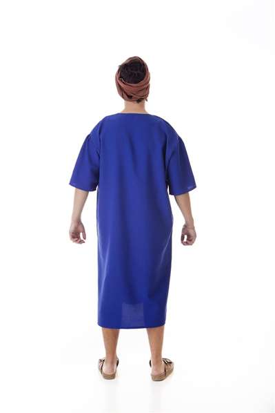Creaciones Llopis Disfraz Adulto Túnica Medieval Azulón Morado Talla L