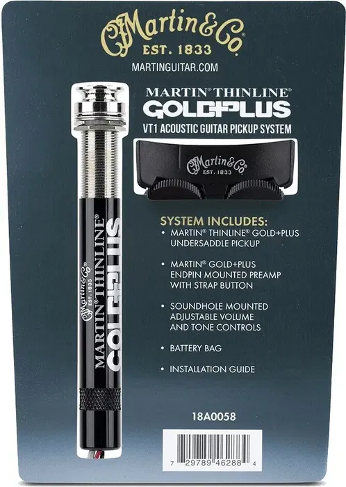 MARTIN Preamplificador Acústica Gold Plus Vti con Pastilla Martin
