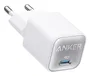 Anker Zolo Cargador de Pared 30W USB-C Puerto Único Alimentación Corriente Alterna Blanco