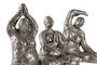 DKD Home Decor Figura Resina Yoga Envejecido Dorado (Pack de 3)