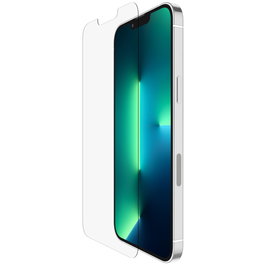 Belkin OVA079zz Protector de Pantalla SCREENFORCE UltraGlass para iPhone 13 Pro Max - Antibacteriano, Anti-impactos, Anti-rayones