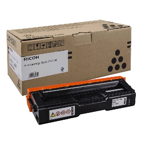 Ricoh Cartucho de Tóner Negro 407543 para SP C250E Ricoh Cartucho de Tóner Negro 407543 para SP C250E