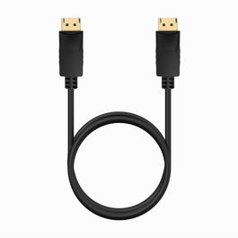 AISENS - CABLE DISPLAYPORT V1.2 CCS 4K@60HZ, DP/M-DP/M, NEGRO, 1.0M