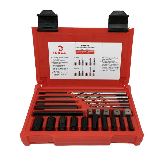 Juego Tornillos Rotos Brocas Izquierda