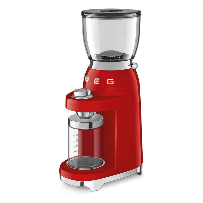 Smeg CGF11RDEU Molinillo de Café 50's Style Rojo 150 W Fresa Cónica Acero Inoxidable 350 g Smeg CGF11RDEU Molinillo de Café 50's Style Rojo 150 W Fresa Cónica Acero Inoxidable 350 g