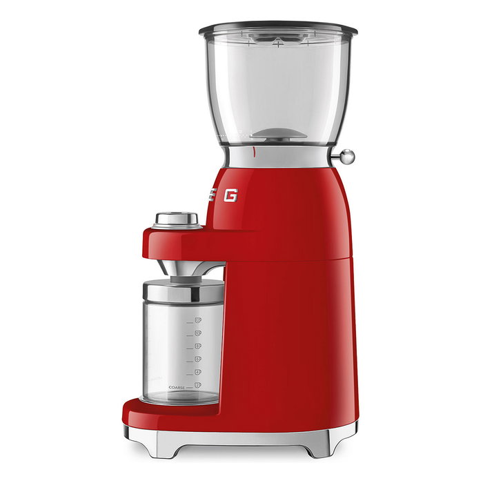 Smeg CGF11RDEU Molinillo de Café 50's Style Rojo 150 W Fresa Cónica Acero Inoxidable 350 g Smeg CGF11RDEU Molinillo de Café 50's Style Rojo 150 W Fresa Cónica Acero Inoxidable 350 g