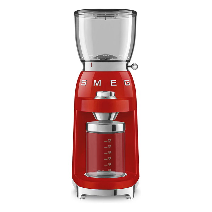 Smeg CGF11RDEU Molinillo de Café 50's Style Rojo 150 W Fresa Cónica Acero Inoxidable 350 g Smeg CGF11RDEU Molinillo de Café 50's Style Rojo 150 W Fresa Cónica Acero Inoxidable 350 g