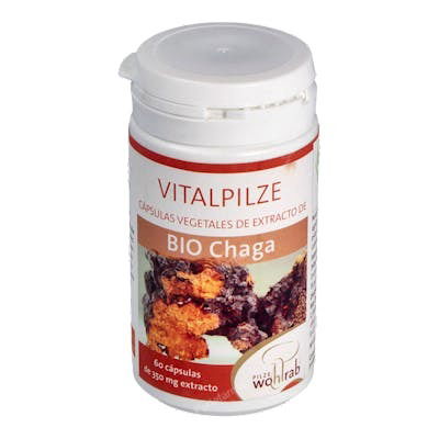 PILZE WOLHRAB Biochaga 60 Cápsulas Complemento Alimenticio BIO Vegano PILZE WOLHRAB Biochaga 60 Cápsulas Complemento Alimenticio BIO Vegano