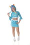 Creaciones Llopis Disfraz Adulto Monster Azul Talla M