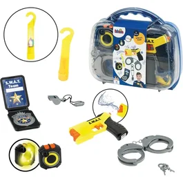 Klein Estuche SWAT - 8838 - Disfraz de policía con pistola Taser de agua y cámara corporal, para mayores de 3 años