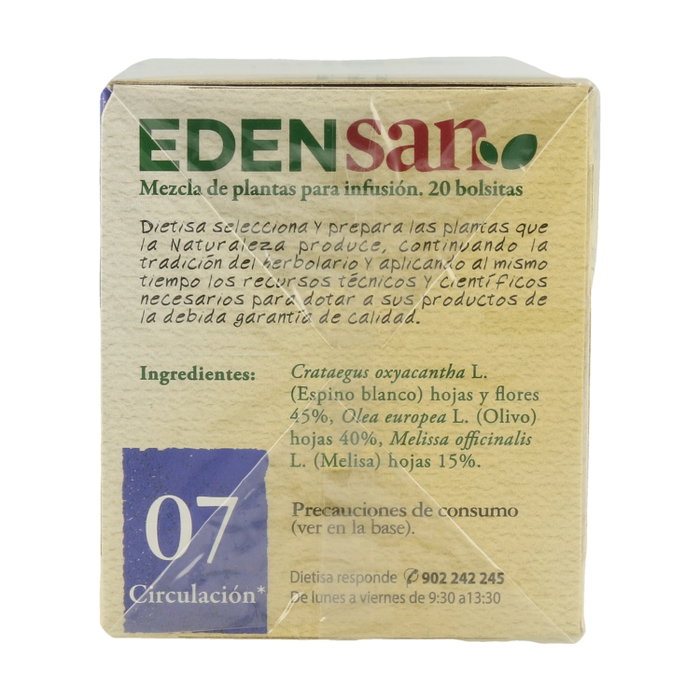 Dietisa Edensan 07 Cir Infusiones 20 bolsitas infusoras Dietisa Edensan 07 Cir Infusiones 20 bolsitas infusoras
