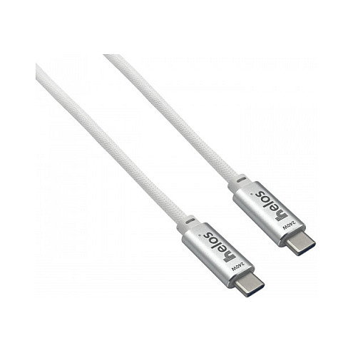Helos Cable USB 4 USB C a USB C, 2 m, Blanco Helos Cable USB 4 USB C a USB C, 2 m, Blanco