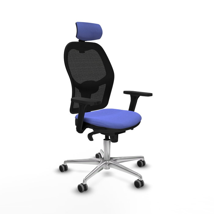 PIQUERAS Y CRESPO Silla de oficina Jorquera Azul claro y Negro PIQUERAS Y CRESPO Silla de oficina Jorquera Azul claro y Negro