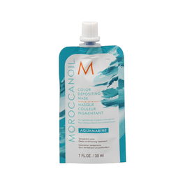 Moroccanoil Mascarilla Deposita Color Aqua Marine 30 ml para Cabellos Rubios