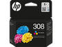 HP Cartucho de Tinta Original 308 Tricolor