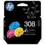 HP Cartucho de Tinta 308 Tricolor Original