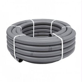 Hidrotubo Tubería Flexible Gris de 50 mm, Rollo de 25 m
