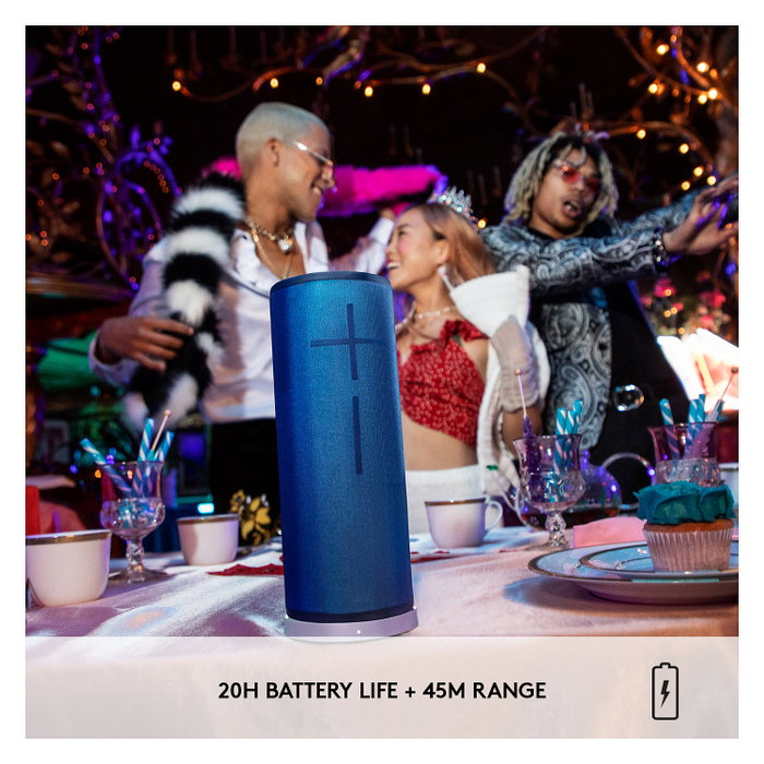 Ultimate Ears MEGABOOM 3 Altavoz Bluetooth Portátil Estéreo - Azul Lagoon - Resistente al Agua IP67 - 20h de Autonomía
